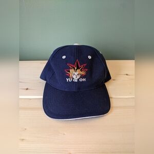 Y2k Vintage Yu-Gi-Oh Navy Youth Baseball Cap/Hat
